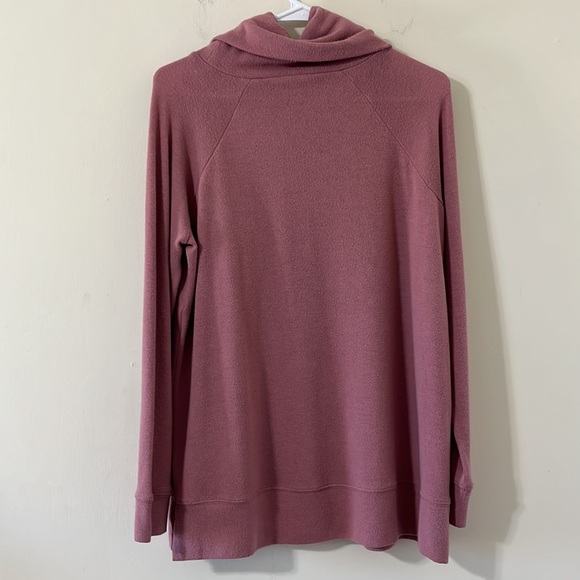 Cupcakes and Cashmere Pink Cowl Neck Sweater Size Large - Picture 8 of 8